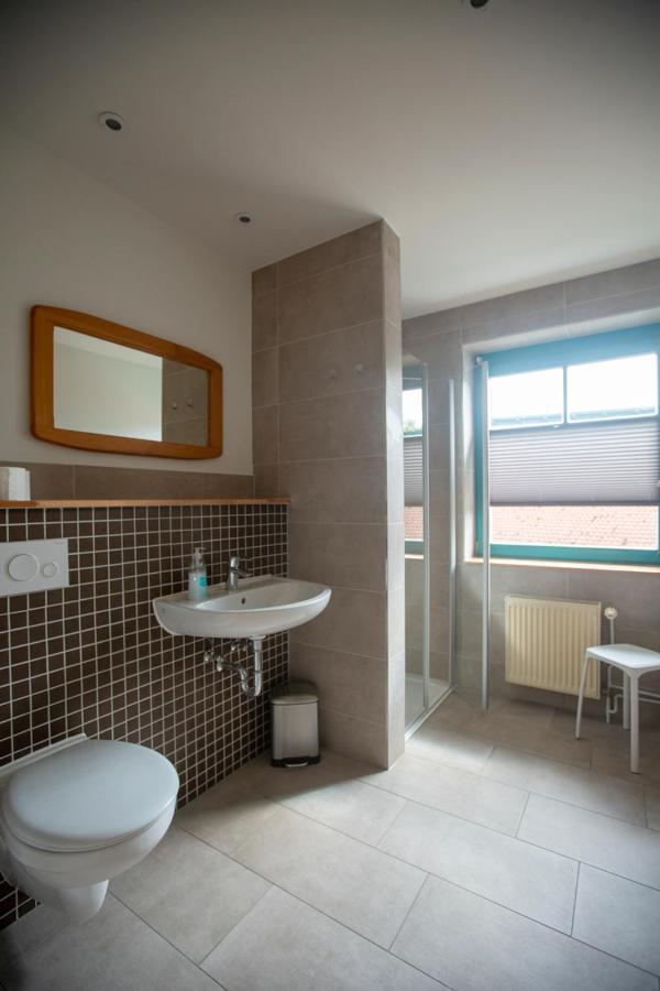 Ferienwohnung A Gaestehaus Muehlenstein Bad Sulze Buitenkant foto